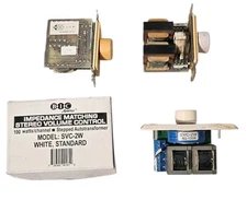 Lot 4 Wall Impedance Matching Volume Control Sonance BIC America SVC-2W