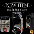 Star Wars Vintage Kenner Death Star Space Station With Three Action Figures
