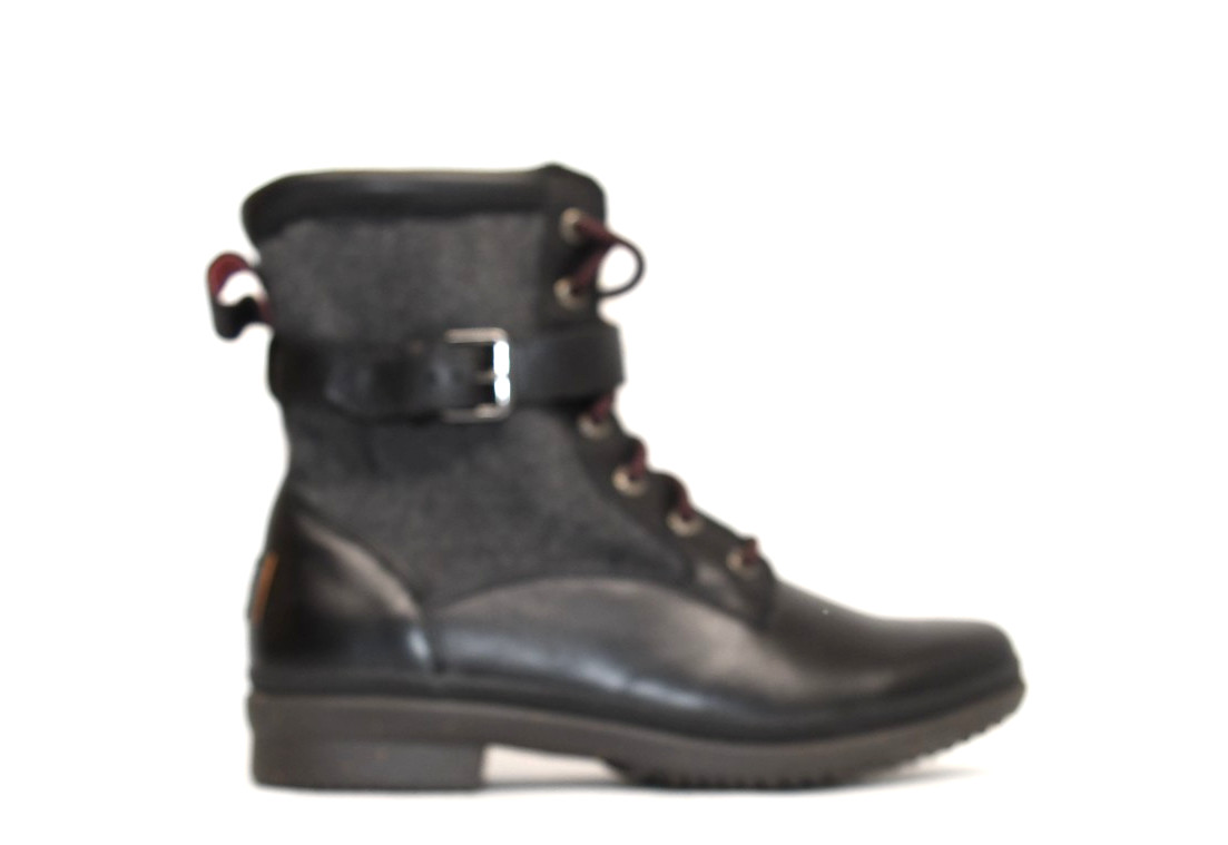 New! Ugg Kesey Waterproof Boot Black Wool Size 8 1005264 DD540 image 3