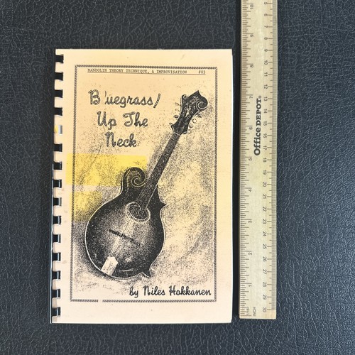 Bluegrass Up The Neck by Niles Hokkanen Mandolin Theory Tecchnique & Improv TAB