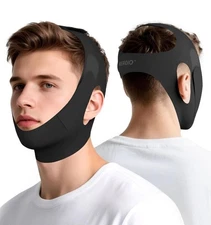 Anti Snoring Chin Strap for Sleeping - Adjustable & Breathable Snore Solution