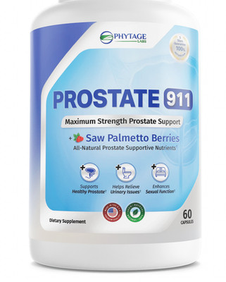 Prostate 911 Maximum Strength Prostate Support Dietary Supplement - 60 Capsules