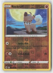 Rockruff Reverse Holo Crown Zenith 073/159