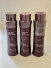 (3) New! Sealed Keranique Volumizing Keratin Conditioner 12 oz - Sealed RARE HTF