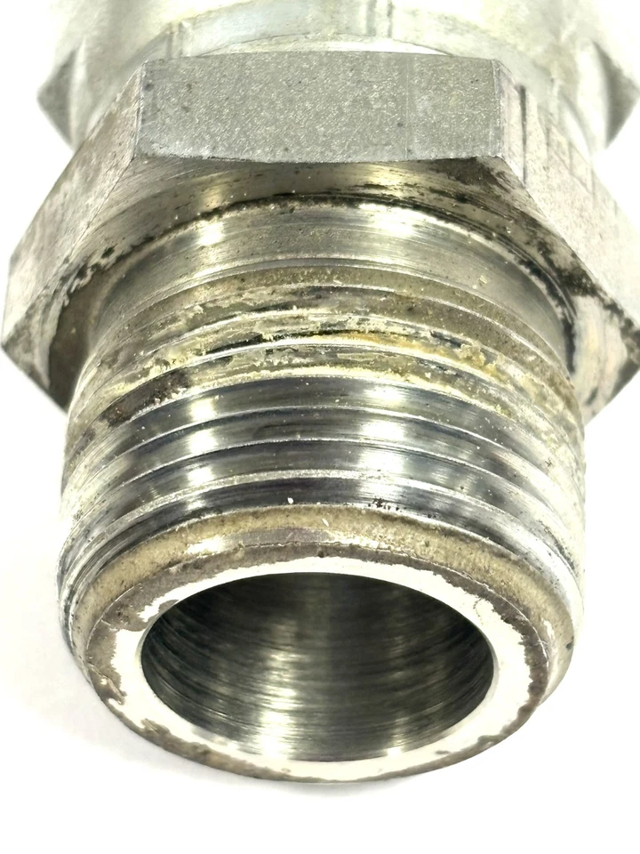 STRAIGHT CONNECTOR 1" NPT MALE TO 1" SWIVEL FEMALE 1404-16-16 P/N LOT OF 2 - Image 3 of 4