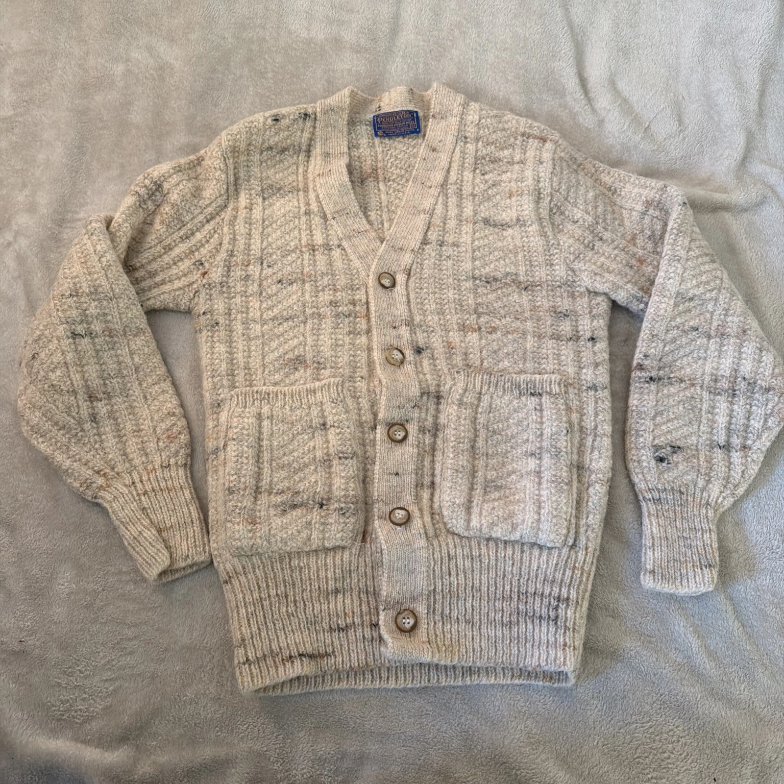 VTG 80’s Pendleton 100% Wool Made In USA Knitted Sweater Medium WOMENS