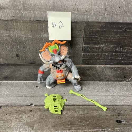 VTG  TMNT 1992 Playmates Teenage Mutant Ninja Turtles Dr EL Elephant NO TRUNK #2