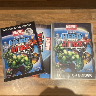 2011 Topps Marvel Hero Attax Series 1 - 100% Complete Collector Binder 1-200 - Photo 1/4