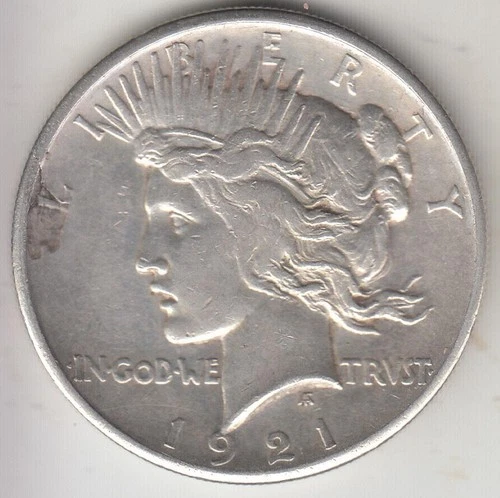 REDUCED!! BETTER DATE HI RELIEF 1921 PEACE SILVER DOLLAR XF+ DETAILS