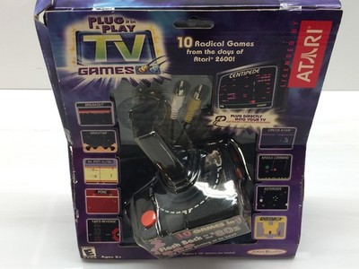 Plug & Play TV Games Atari 2600 未開封品 Atari 10-in-1 TV Games (TV game systems, 2002) for sale