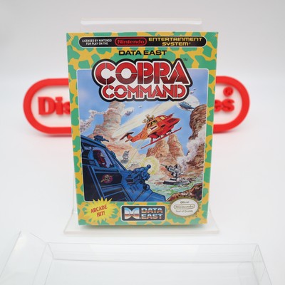 NES Nintendo Game COBRA COMMAND - NEW & Factory Sealed with Authentic H-Seam!