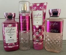 NEW Bath  Body Works Gingham Gorgeous 4 Pc Gift Set
