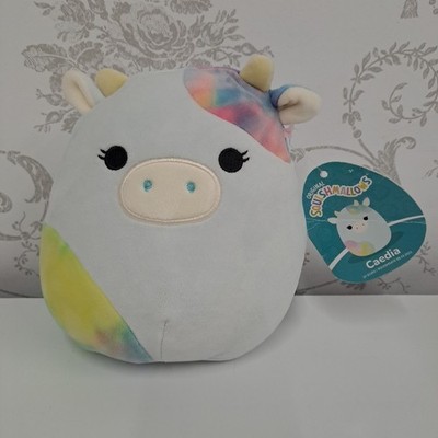 Squishmallows Caedia die Kuh 7,5 Zoll Stofftier Plüschtier niedliches Tier Squishy Teddy