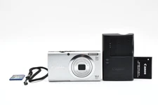 Canon PowerShot A2400 IS Silver Compact Digital Camera with SD Card Included