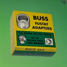 SA4 Bussmann Fustat Fuse Adaptor One box of 4 Adapters NEW!! Free Shipping!!