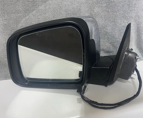 11-13 Durango Drivers Side Door Mirror Chrome Powered With Turn Signal Heated