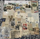 LOT COLLECTION of WW1 & WW2 Military Items Militaria Ephemera US British German
