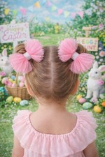 easter hair clips
