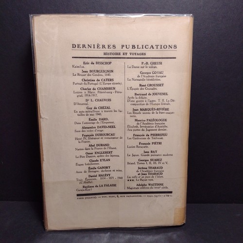 Anne De Bretagne: Duchesse Et Reine par Emile Gabory - 11th Ed. 1941 Paperback - Picture 2 of 14
