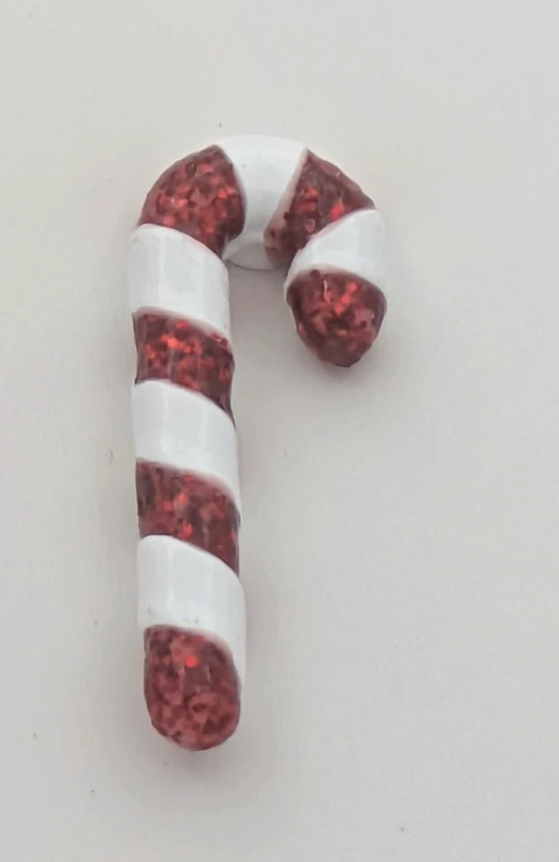 Betsey Johnson 2 Pair Stud Earrings - Gingerbread & Candy Canes w/GB - Image 3 of 4