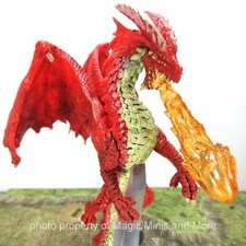 Fangs and Talons  YOUNG RED DRAGON 44 Icons of Realms D D huge rare miniature