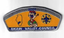 Okaw Vally Council SAP 2001 Patch GRY Bdr. [GA-1708]