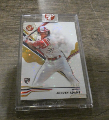 2024 Topps Pristine Jordyn Adams Los Angeles Angels Encased Gold /50 ''Pristine''