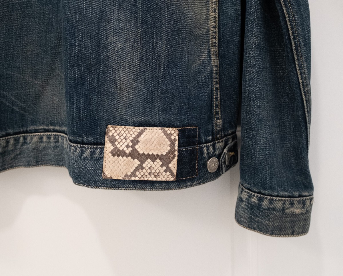 Visvim Social Sculpture 101 Selvedge Denim Jacket Size 1 Python
