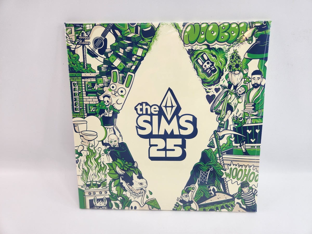 The Sims 25th Anniversary Soundtrack - Clear w Neon Green Cornetto