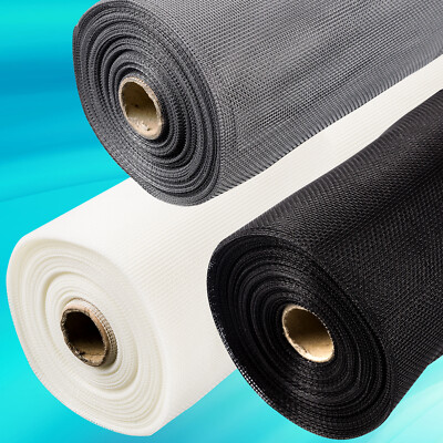 Fliegengitter Meterware 1.2x2.5m - Insektenschutz Fiberglas Katzensicher