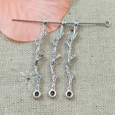 Free Ship 230 Pcs Tibetan Silver Branch Connectors 41X4MM L-5307