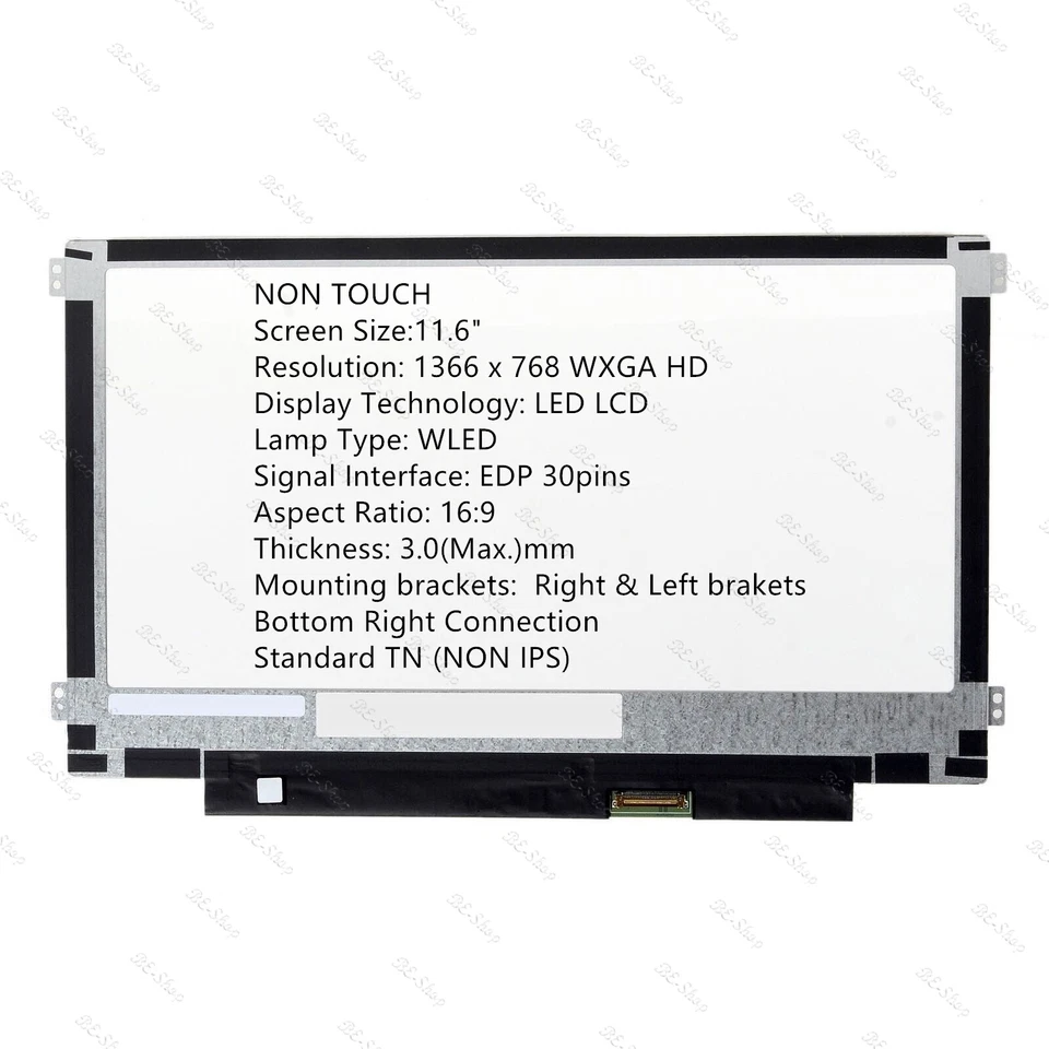 For Lenovo 100E Notebook 81M8 LCD Screen Replacement 5D10N87520 5D10M57334 HD - Image 3 of 4
