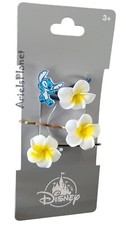 Disney Parks Lilo  Stitch Floral 3 Piece Hair Accessory