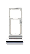 Dual Sim Card Tray Compatible For Samsung Galaxy Note 10 Lite Aura Black 