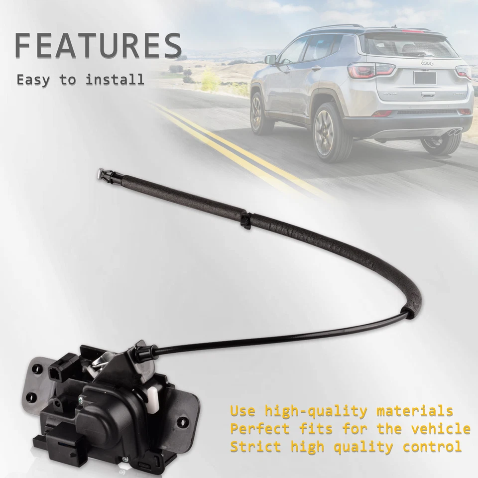 Conjunto de actuador de pestillo de cerradura de puerta trasera para Jeep Compass Dodge Caliber 07-17 Foto 3 de 4