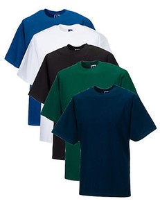 blue green t shirt plain