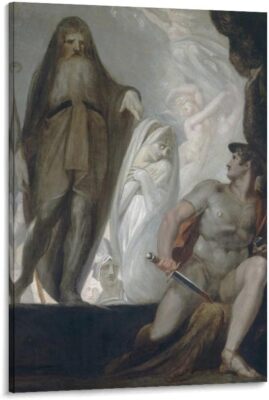 Teiresias Foretells The Future to Odysseus Henry Fuseli Painter Poster Canvas