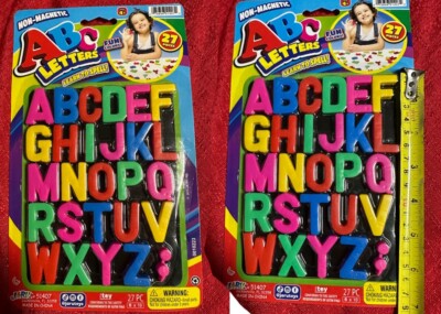 2pks Kids Fun With A B C Letters Learning To Spell 27 pcs Each