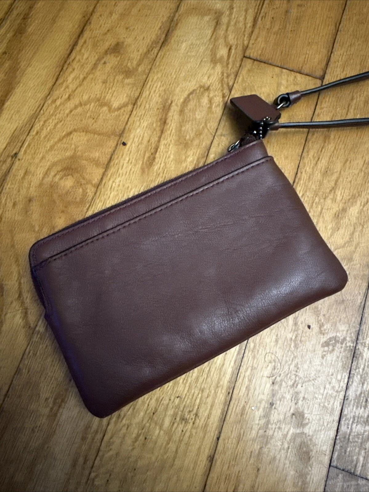 Coach Bleecker Braccialetto in pelle rosso mattone