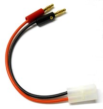 C4027B 4mm Banana Bullet Plug Connector to 7.2v 'Large' Tamiya Compatible Female
