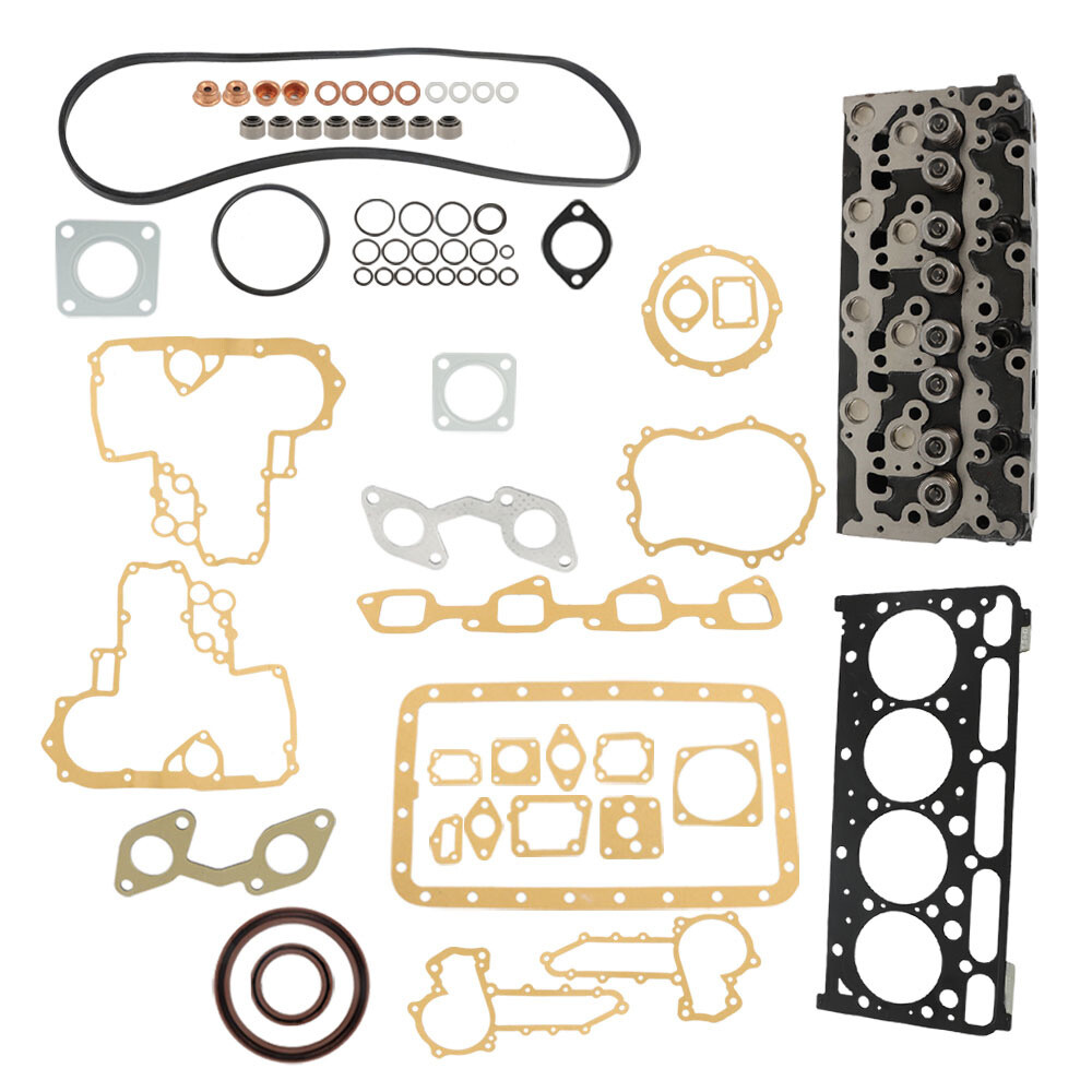 V2203 Complete Cylinder Head with Full Gasket Kit Fits For Kubota Engine Bobcat