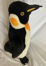 Melissa and Doug Giant Jumbo Stuffed Penguin Standing 24" White Black