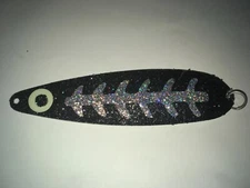 High Percentage Salmon Trolling Spoon With Hyper Vis Tape Not Paint 3 3/4”