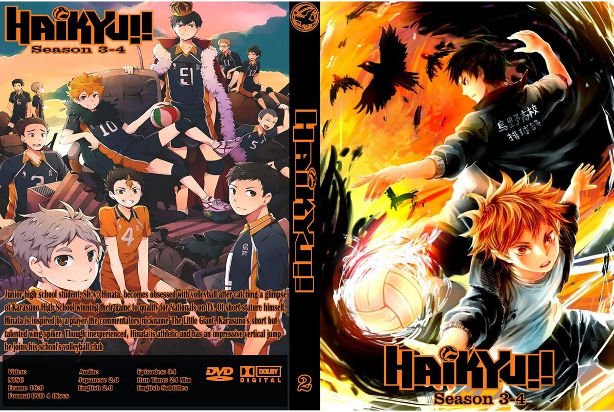 ANIME, HAIKYUU!! 1ST,2ND,3RD,4TH,1-85 EPISODES, 10 DVD, ENG-AUDIO,2  BOXES.2021