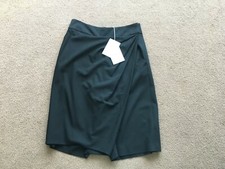 AUTH GIVENCHY 100 WOOL BLACK SKORT/SKIRT Sz 40 NWT