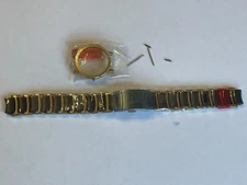 RADO Gold Plated Watch Case + Ceramic & Gold Plated Bracelet, New (A508*)