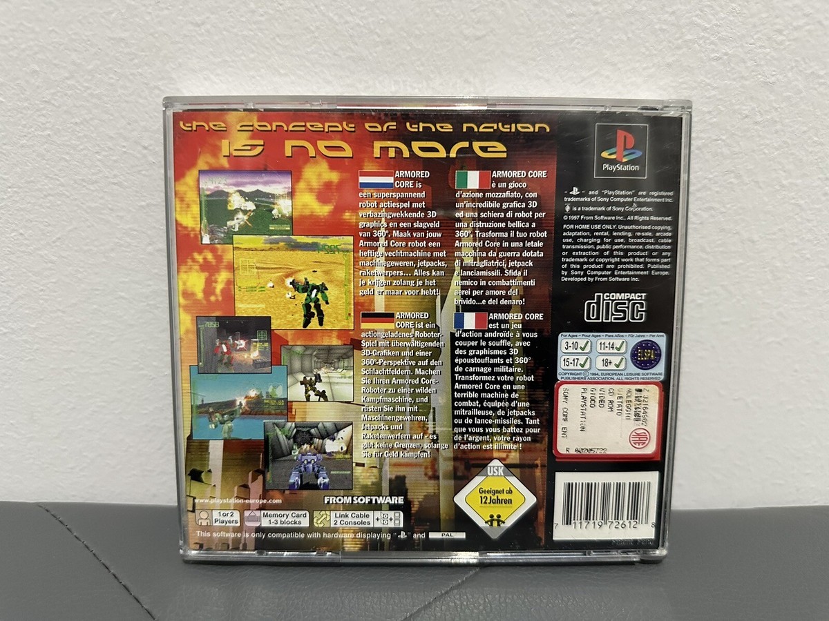 ARMORED CORE PS1 PAL ITA - USATO ITALIANO PLAYSTATION 1 FROM SOFTWARE FRA SONY | eBay armored-core-ps1-pal-ita-usato-italiano-playstation-1-from-software-fra-sony-ebay