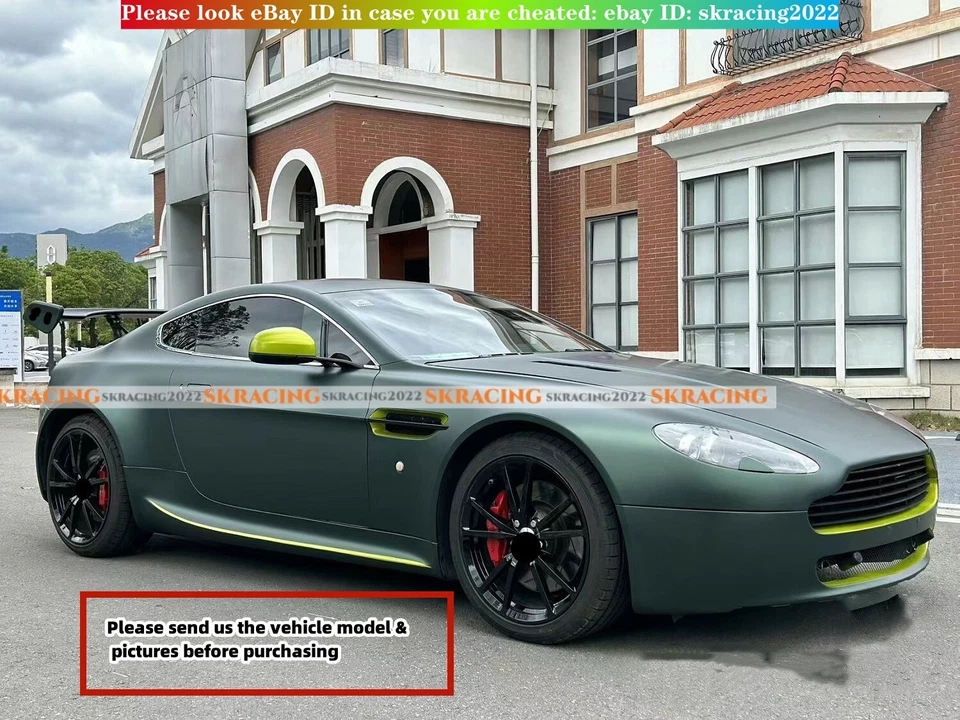 Alerón trasero para Aston Martin convertible cupé DB9 DBS negro + blanco Foto 2 de 4