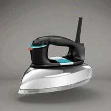 Black & Decker F54 Heavyweight Aluminum Classic Dry Iron Flat Iron Black NEW