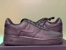 Nike Air Force 1 Low Retro Premium Triple Black Badgeless IM3078-001 Men's 9